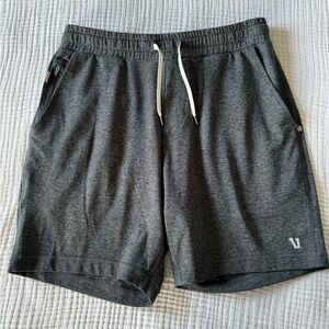 Vuori Ponto Shorts - Charcoal Grey, Medium, Used